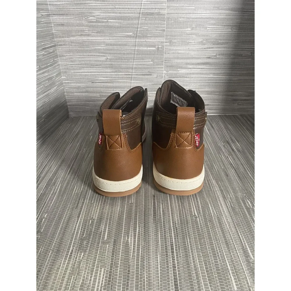 Levi's Mens Atwater Burnish BT Lace Up Boots‎ Brown/Tan Size 8